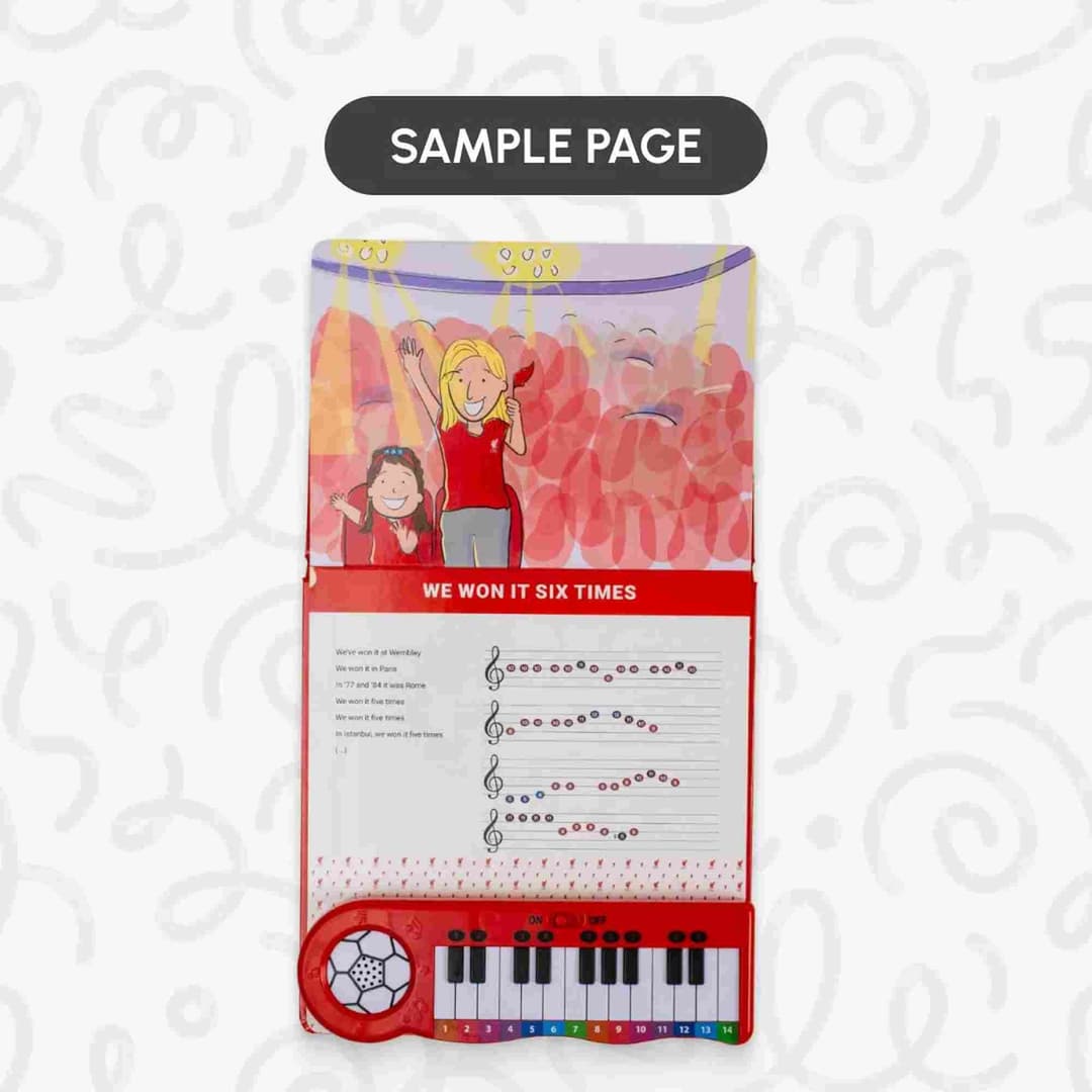 Liverpool FC LFC Fan Chants Piano Book - Image 8