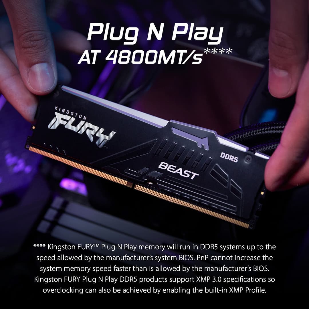 Kingston Technology FURY Beast RGB memory module 32 GB 1 x 32 GB DDR5 6000 MHz - Image 8