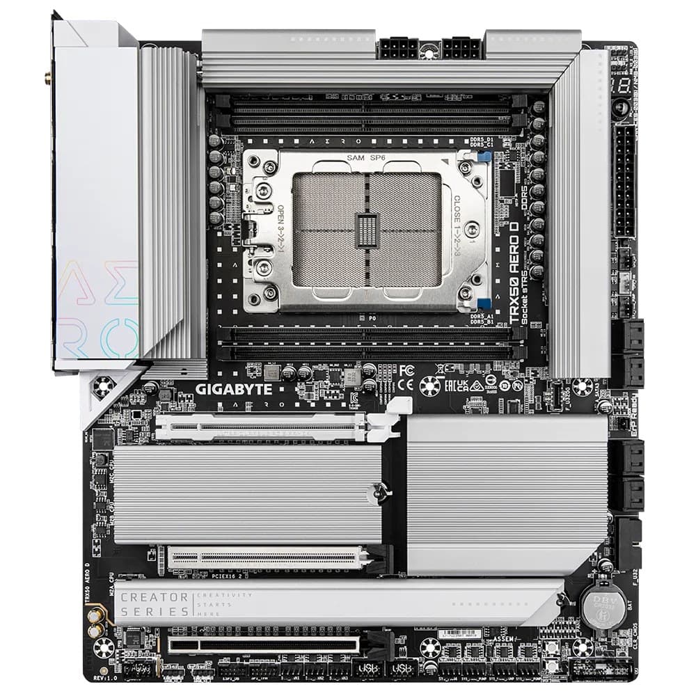 Gigabyte TRX50 AERO D motherboard AMD TRX50 Socket sTR5 Extended ATX - Image 2