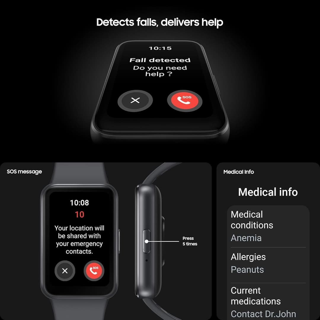 Samsung Galaxy Fit3 Fitness Tracker Gray - Image 9