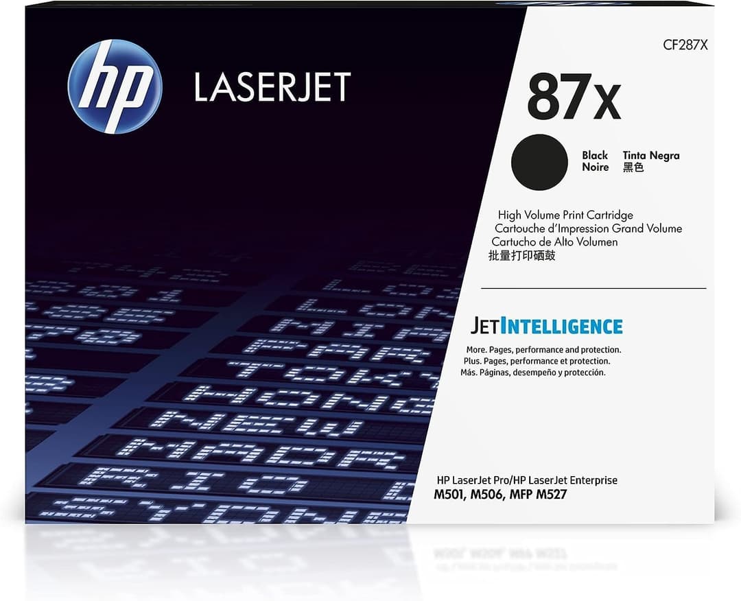 HP CF287X 87X High Yield Original LaserJet Toner Cartridge - Black - Image 1