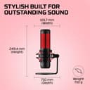 HyperX QuadCast Standalone Microphone - Black thumbnail 7