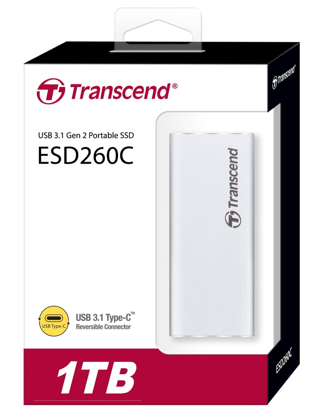 1TB Transcend ESD260C USB 3.1 2 Type-C Portable SSD - Image 4