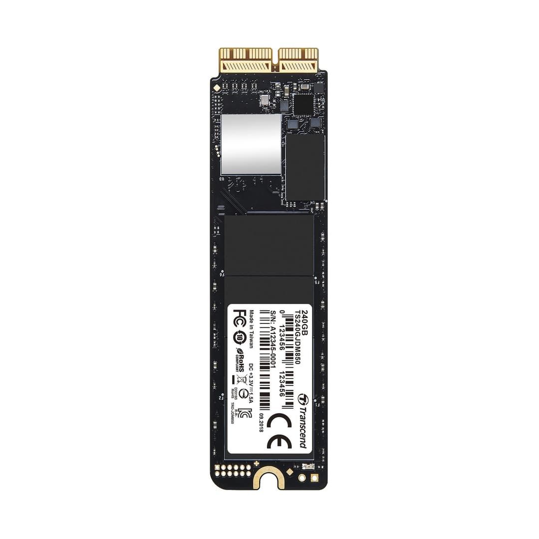240GB Transcend JetDrive 850 Thunderbolt PCIe SSD Upgrade for Mac - Image 1