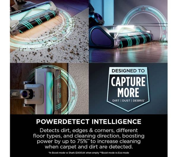 Shark PowerDetect Cordless Vacuum Cleaner Java Grey - Image 2