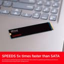 SanDisk SSD Plus 500GB 2.5" SATA Internal SSD - Black thumbnail 3