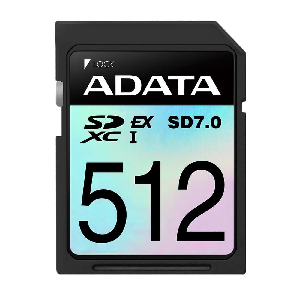 512GB AData Premier Extreme SD Express Card SDXC PCIe Gen3 UHS-I U3 SD7.0 - Image 1