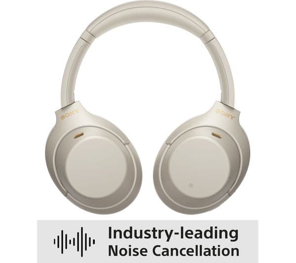 Sony WH-1000XM4 Noise Cancelling Headphones Silver - Image 6