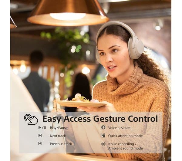 Sony WH-1000XM4 Noise Cancelling Headphones Silver - Image 10