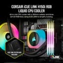 CORSAIR iCUE Link H150I RGB - processor liquid cooling system thumbnail 2