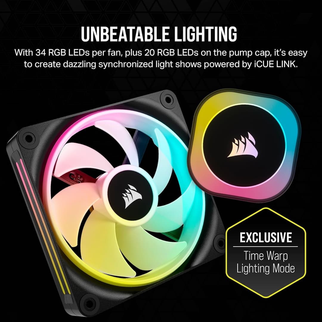 CORSAIR iCUE Link H150I RGB - processor liquid cooling system - Image 6