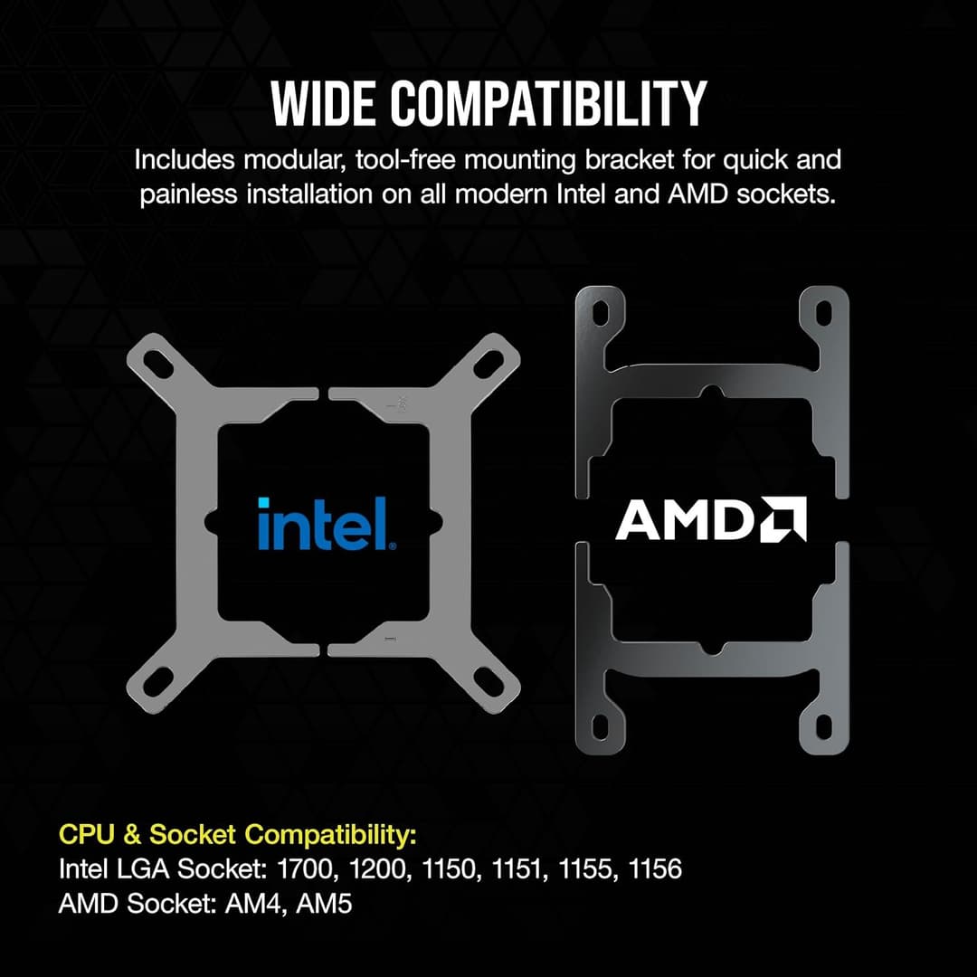 CORSAIR iCUE Link H150I RGB - processor liquid cooling system - Image 7