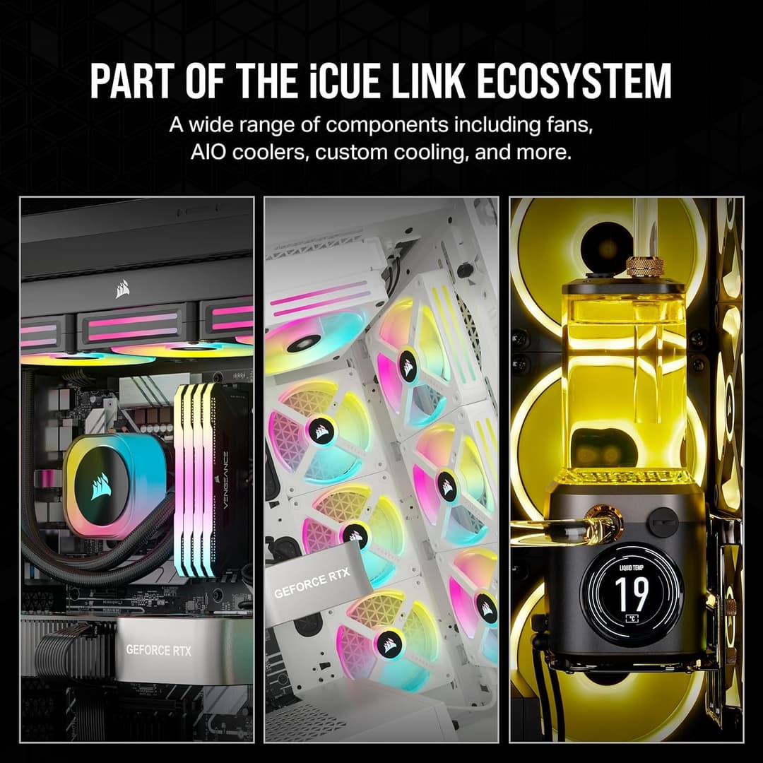 CORSAIR iCUE Link H150I RGB - processor liquid cooling system - Image 9