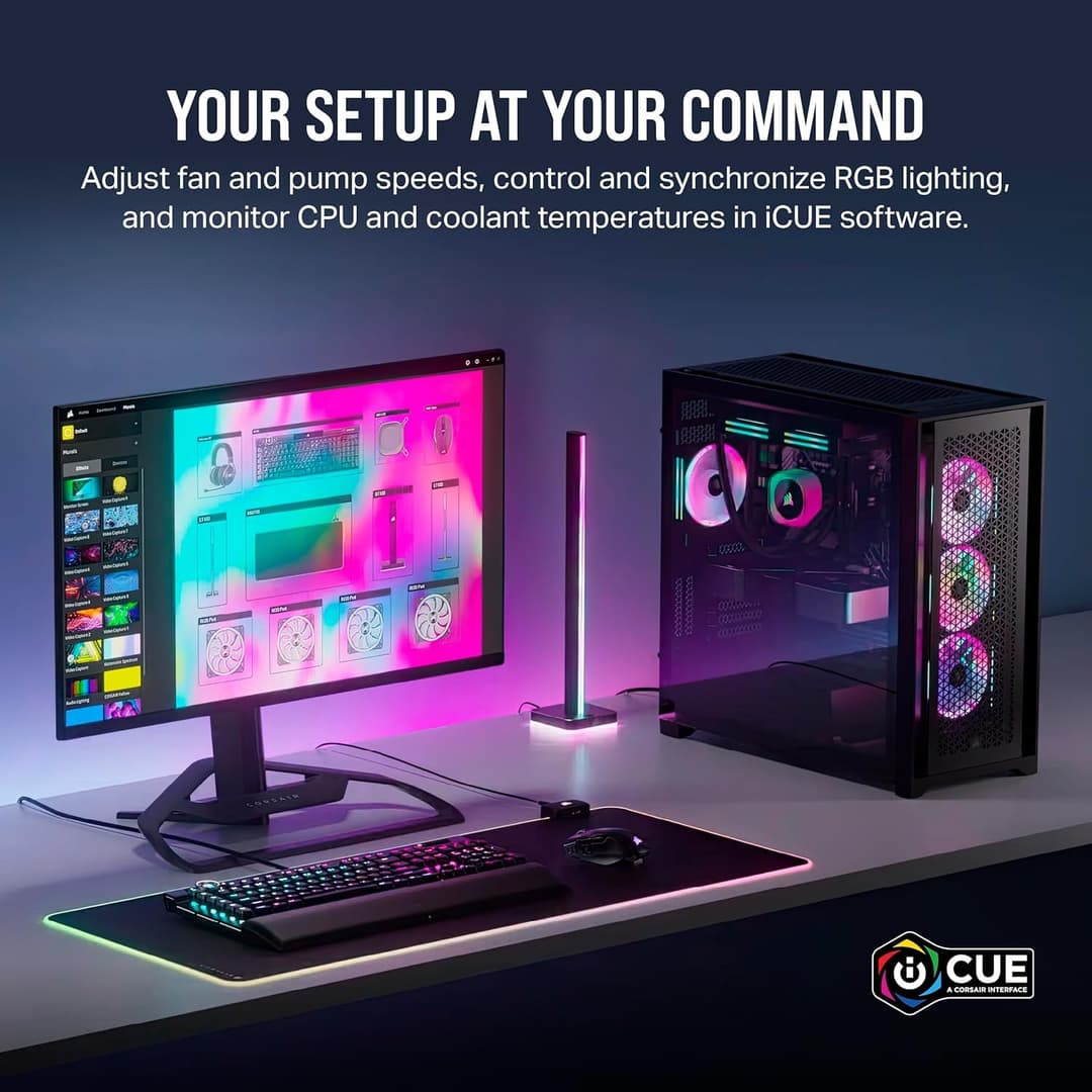 CORSAIR iCUE Link H150I RGB - processor liquid cooling system - Image 10