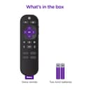 Roku Voice Remote (Official Manufacturer Product) for Roku Players, Roku Audio, and Roku TV - Black thumbnail 4