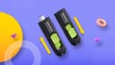 128GB AData USB3.2 UC300 Type-C USB Flash Drive Black/Green thumbnail 6