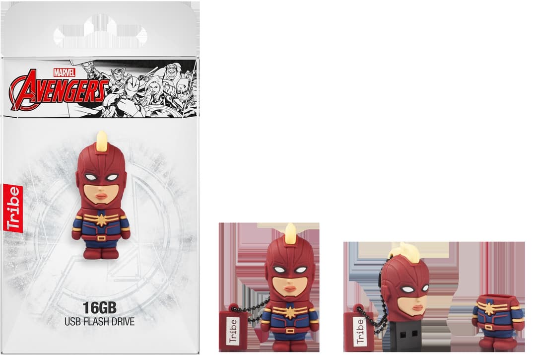 16GB Captain Marvel USB Flash Drive - Image 1