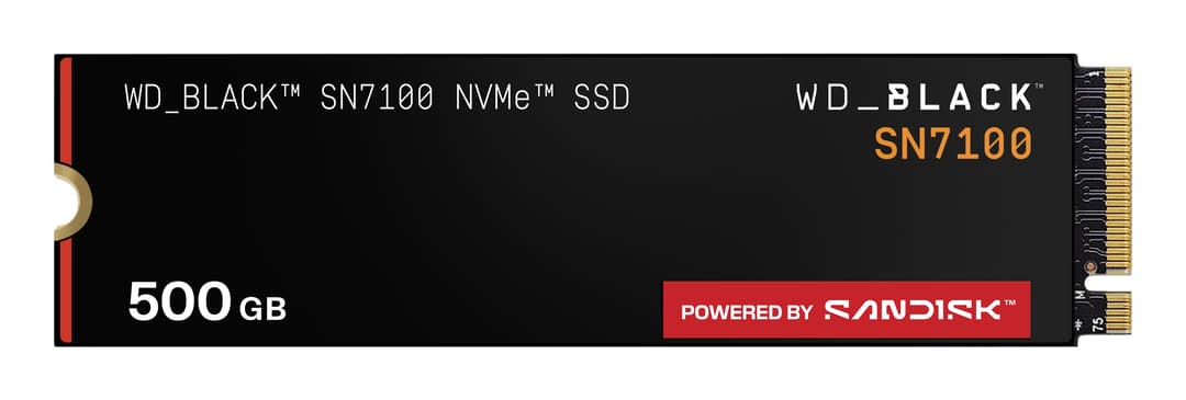 SanDisk Black WD_BLACK™ SN7100 NVMe™ SSD POWERED BY 500 GB - Image 1
