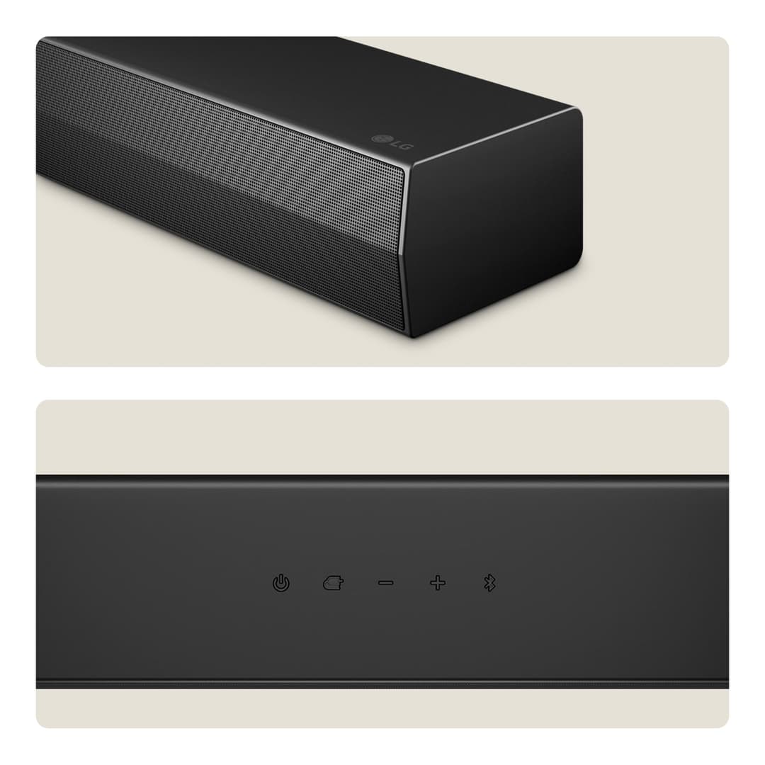 LG US20A Smart Soundbar with 2.0 Channel - Black - Image 3