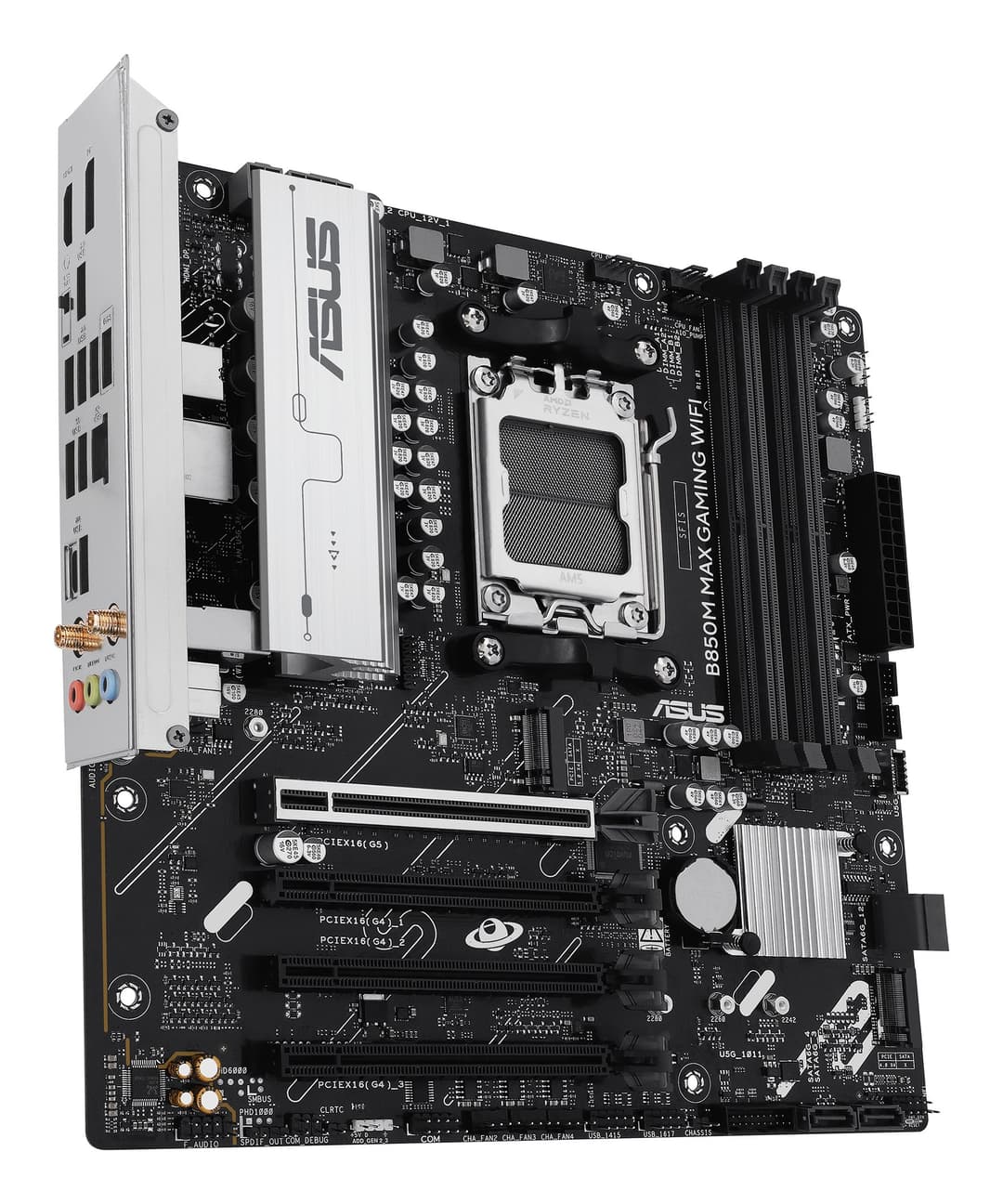 ASUS B850M MAX GAMING WIFI AMD B850 Socket AM5 micro ATX - Image 4