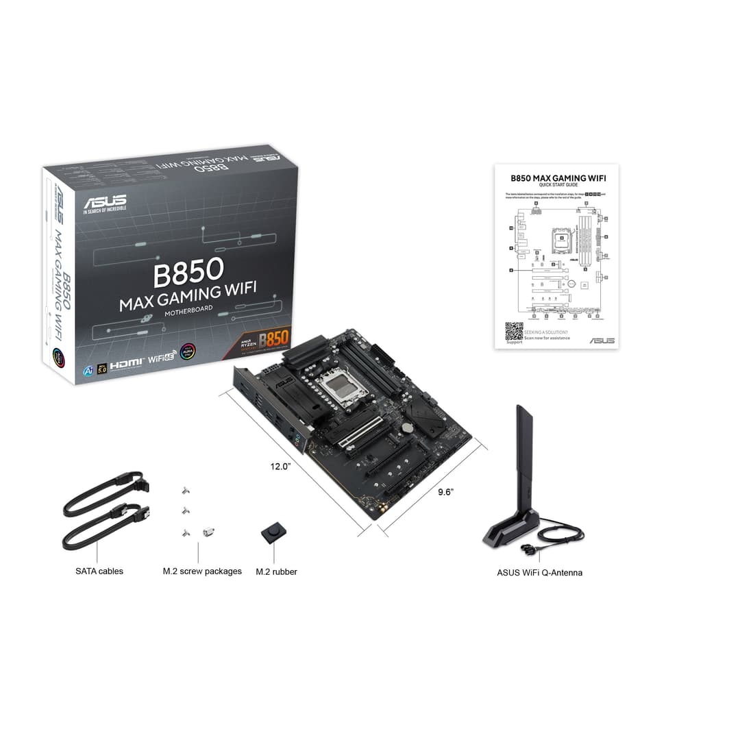 ASUS B850 MAX GAMING WIFI AMD B850 Socket AM5 ATX - Image 6