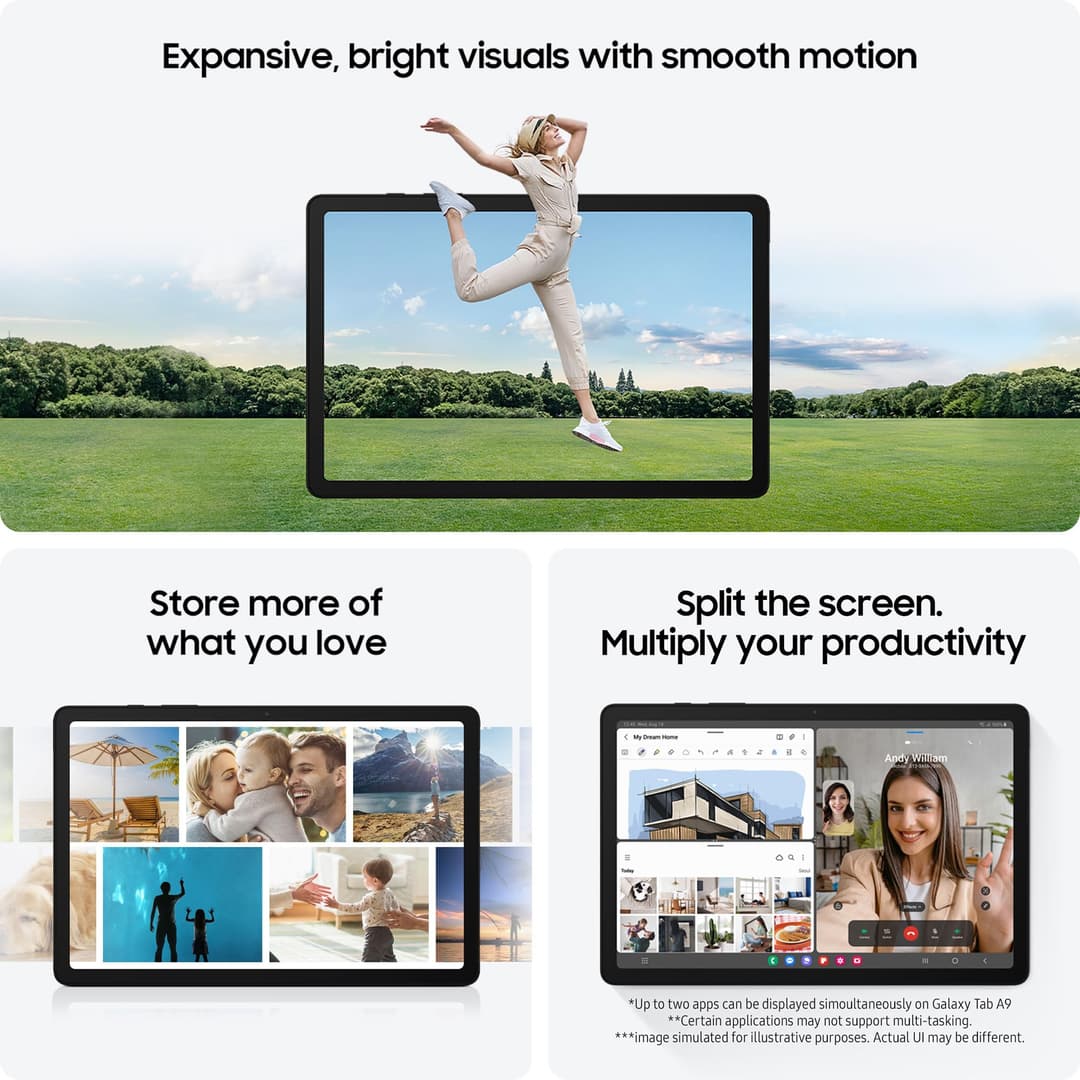 Samsung Galaxy Tab A9 Android Tablet - Graphite - Image 5