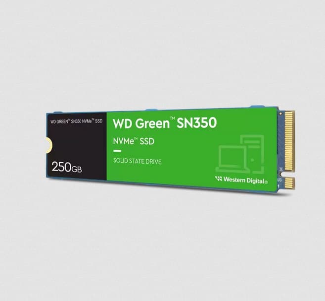 Western Digital Green SN350 M.2 250 GB PCI Express 3.0 TLC NVMe - Image 1