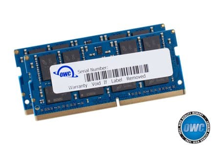64GB OWC PC4-21300 2666Mhz DDR4 SO-DIMM Kit (2x32GB) - Image 1