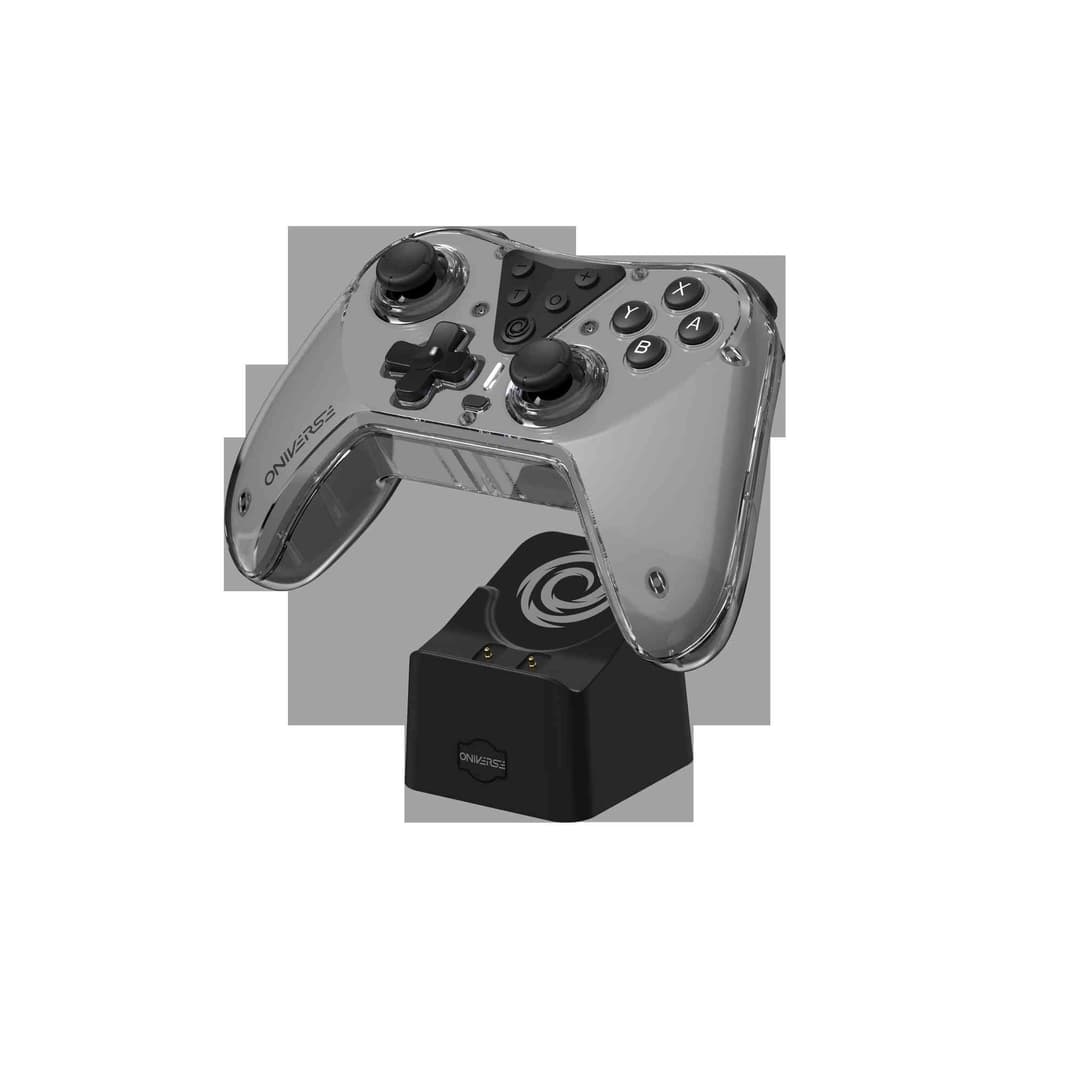 Astralite Grey Wireless Bluetooth Controller & Charging Station for Nintendo Switch, PC, Mobile - Image 7