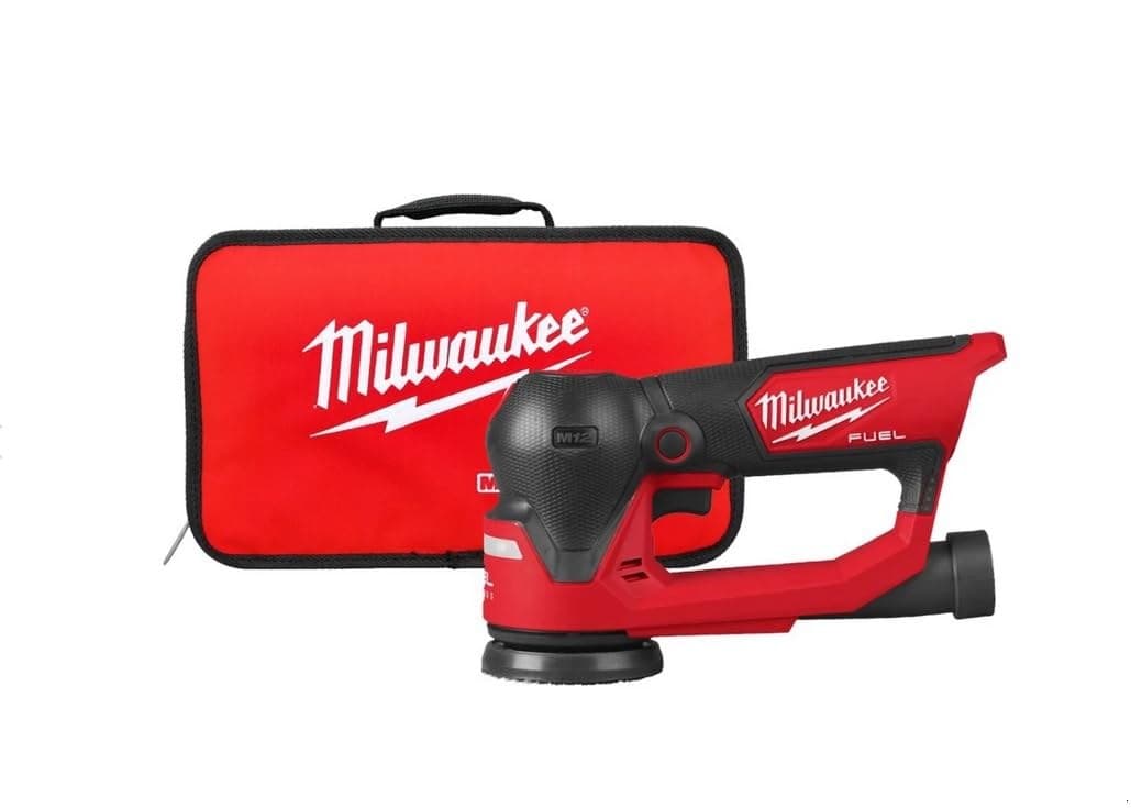 Milwaukee M12FSDR75-0B 12V Brushless 75mm Random Orbit Sander Body Only & Bag - Image 1