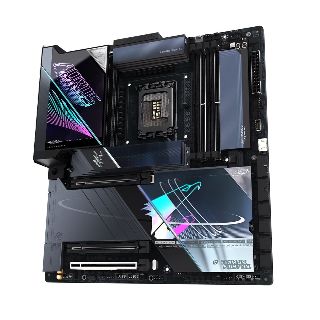 GIGABYTE Z890 AORUS MASTER AI TOP Motherboard - Supports Intel Core Ultra (Series 2) CPUs, 20+1+2 phases VRM, up to 9500MHz DDR5 (OC), PCIe 5.0 M.2, Wi-Fi 7, Thunderbolt 4 - Image 4