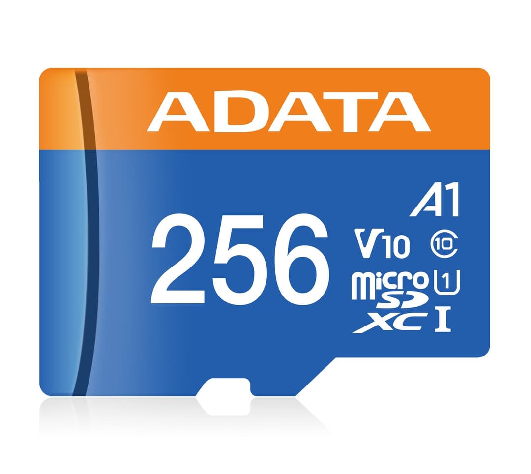 256GB AData Premier microSDXC A1 UHS-1 CL10 Memory Card w/SD adapter 85MB/sec - Image 2