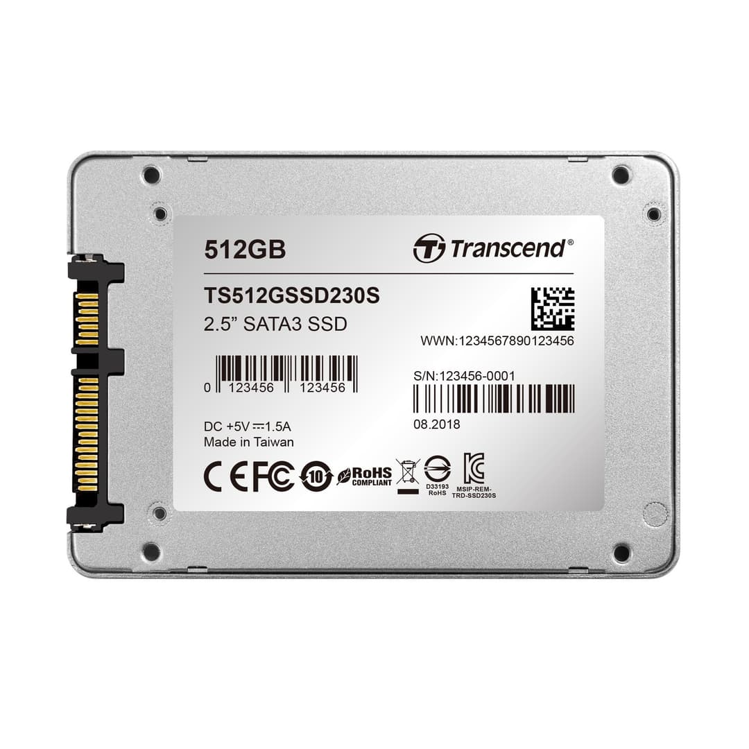 512GB Transcend SATA III 6Gb/s Solid State Drive SSD230S - Image 2