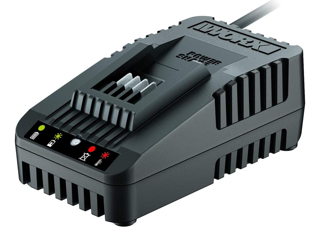 WORX WA3880 Battery Charger - Black - Image 1