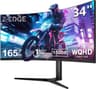 Z-Edge UG34 34" UWQHD 165Hz Gaming Monitor Black