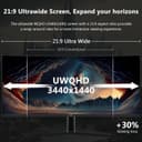Z-Edge UG34 34" UWQHD 165Hz Gaming Monitor Black thumbnail 3