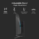 Z-Edge UG34 34" UWQHD 165Hz Gaming Monitor Black thumbnail 7