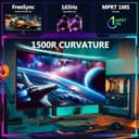 Z-Edge UG34 34" UWQHD 165Hz Gaming Monitor Black thumbnail 9