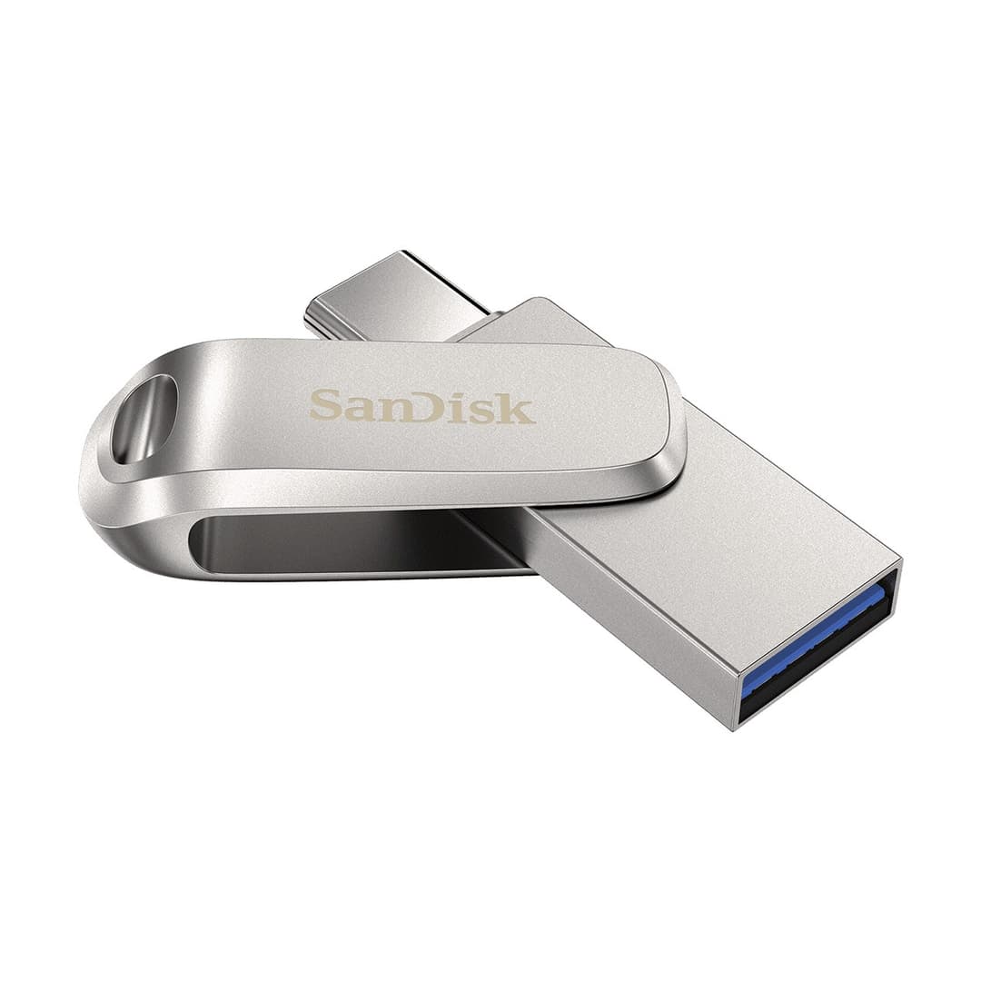 SanDisk Ultra Dual Drive Luxe USB flash drive 512 GB USB Type-A / USB Type-C 3.2 Gen 1 (3.1 Gen 1) Stainless steel - Image 2