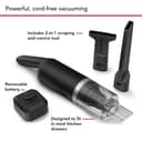 KitchenAid CORDLESS HANDHELD VACUUM WITH BATTERY GO - Black Matte thumbnail 2