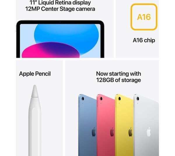 Apple iPad 11" (2025) 256GB Yellow - Image 7