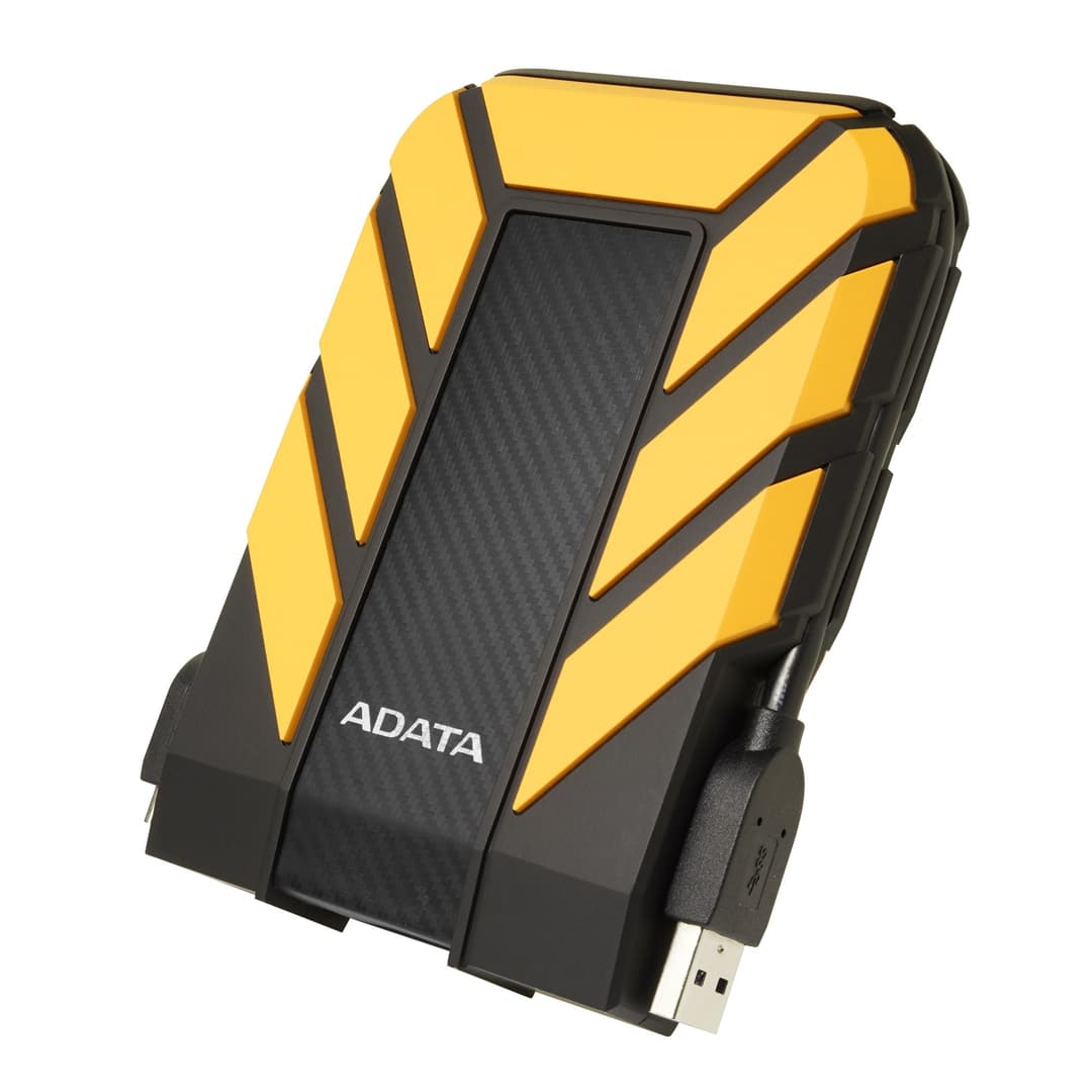 2TB AData HD710 Pro USB3.1 2.5-inch Portable Hard Drive (Yellow) - Image 1