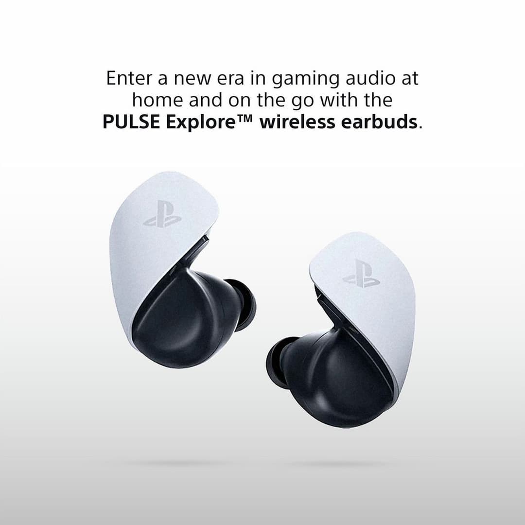 PlayStation Pulse Explore Wireless Earbuds White - Image 2