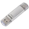 Hama C-Laeta USB flash drive 32 GB USB Type-A / USB Type-C 3.2 Gen 1 (3.1 Gen 1) Silver