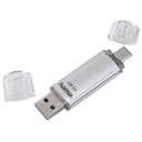 Hama C-Laeta USB flash drive 32 GB USB Type-A / USB Type-C 3.2 Gen 1 (3.1 Gen 1) Silver thumbnail 2