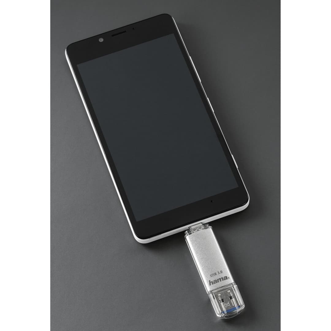 Hama C-Laeta USB flash drive 32 GB USB Type-A / USB Type-C 3.2 Gen 1 (3.1 Gen 1) Silver - Image 4