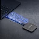 4TB Transcend ESD420 Portable Magnetic SSD USB 20Gbps Type-C Magsafe (Iron Grey) thumbnail 5