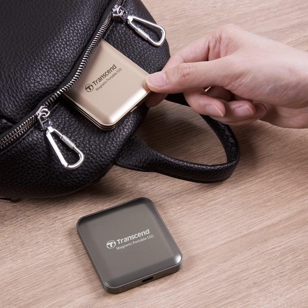 4TB Transcend ESD420 Portable Magnetic SSD USB 20Gbps Type-C Magsafe (Iron Grey) - Image 8