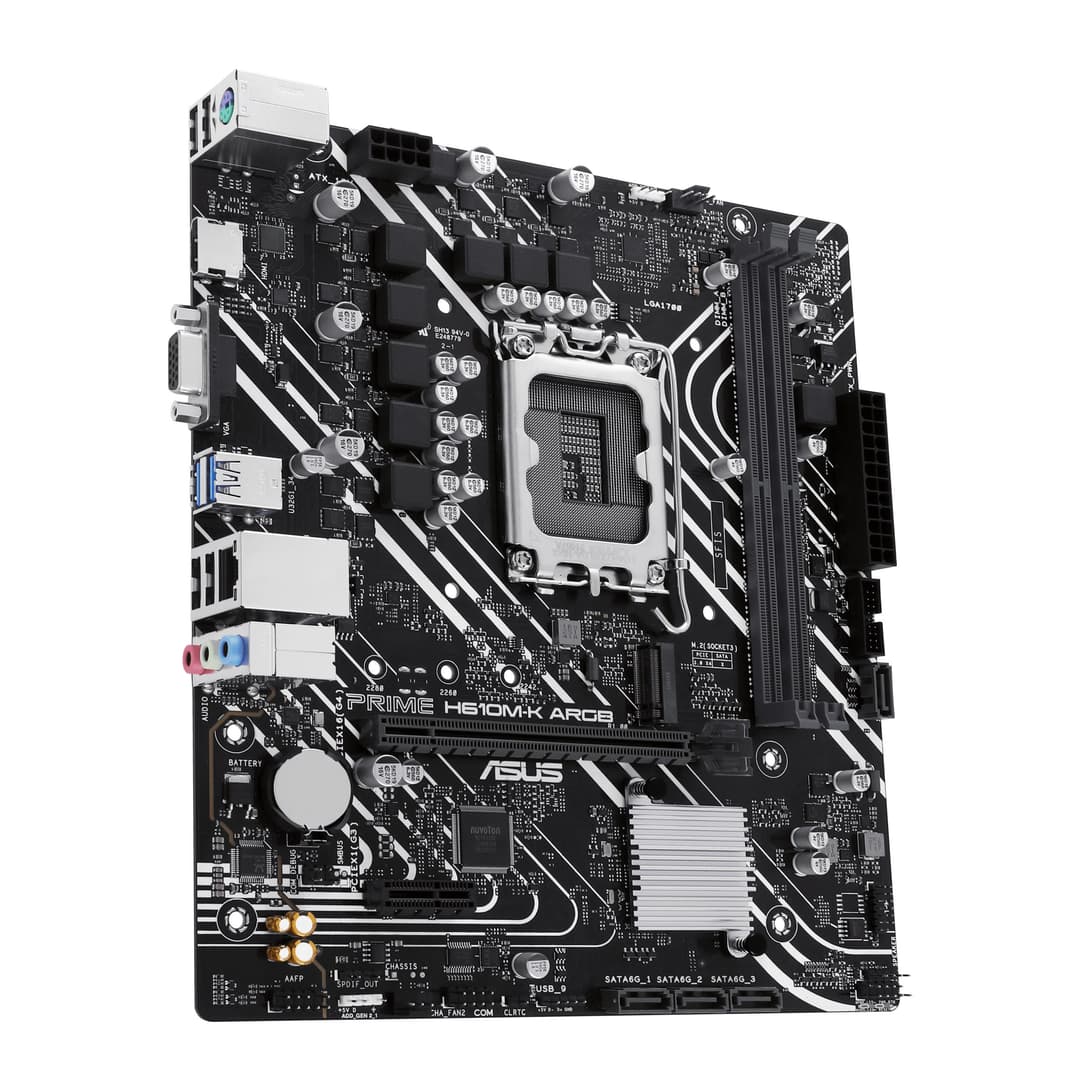 ASUS PRIME H610M-K ARGB Intel H610 LGA 1700 micro ATX - Image 3