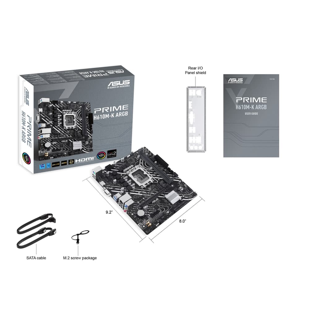 ASUS PRIME H610M-K ARGB Intel H610 LGA 1700 micro ATX - Image 6